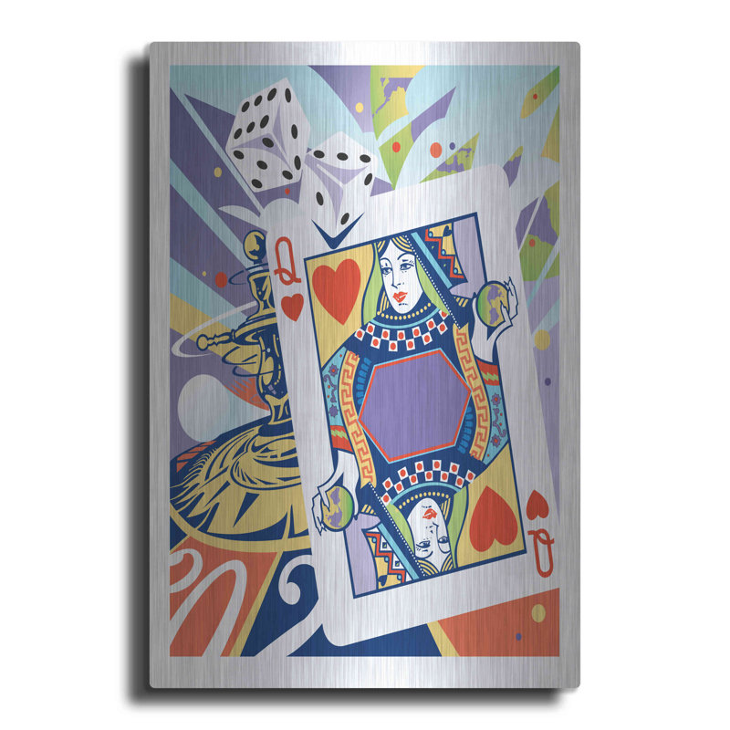 «Casino» par David Chestnutt - impression sans cadre sur métal, H 16 po x l 12 po x P 0,13 po