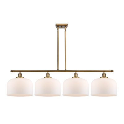 Luminaire suspendu pour îlot de cuisine 4 lumières Lattimer