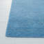 Tapis bleu en laine tissé à plat à la main Moreau-29161256
