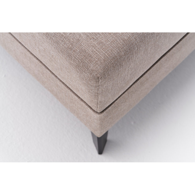 Modern Corner Sofa Bed, 118.1 x 30.7 x 79.5 inches | FIR Timber Frame, 50% Polyester / 50% Linen Fabric | 28 DNS Foam Seating, Easy Clean, Stylish Design for Industrial & Scandinavian Homes