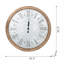 Très grande horloge murale D32.3 "avec cadre en bois de sapin