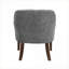 Chaise d'appoint moderne à dossier capitonné, fauteuil rembourré en tissu gris ardoise, siège de chaise robuste en contreplaqué pour salon, pour adultes-2131936278