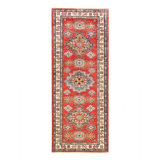Hand Woven Cotton and Wool Oriental Area Rug
