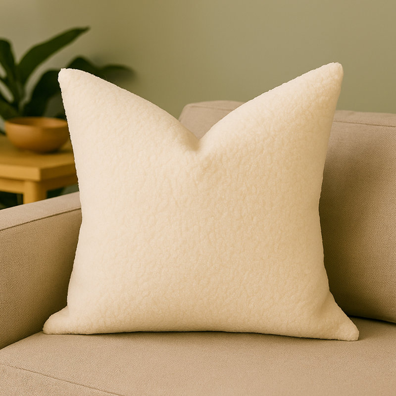 Coussin Homey, Carré 20 po, Beige