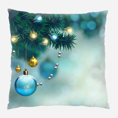 Canvas Outdoor Reversible Throw Pillow