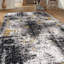 Tapis abstrait jaune / noir / gris-352200839