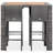 Ayliah Rectangular 4 - Person Bar Height Dining Set with Cushions-435581336