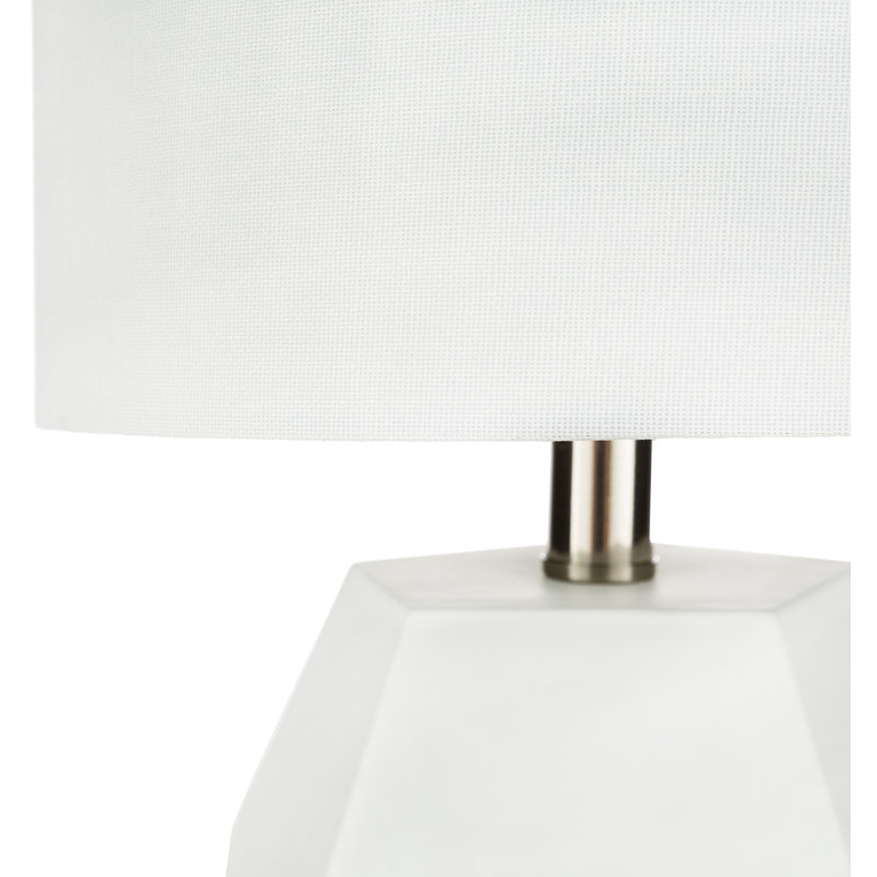 Adelbrand Metal Table Lamp, White