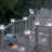Low Voltage Solar Powered Integrated LED Fence Post Cap Light 5 In. X 5 In. Kit