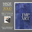 Impression encadrée bleue «I Premium» - prête à être accrochée - aucun clou requis - aucun clou requis-108019360-108019367