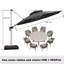 Legend 4m Cantilever Parasol With Base-1057803919