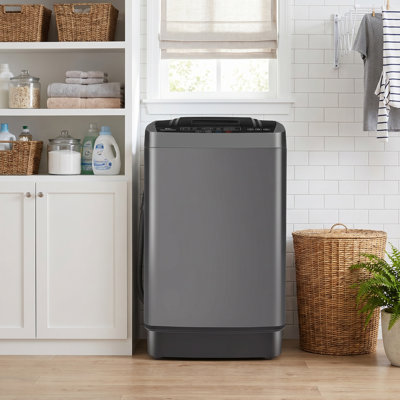 2.4 Cu. Ft. High Efficiency Portable Washer Space-Saving Washing Machine With Stainless Steel Washer Drum, Child Safety Lock