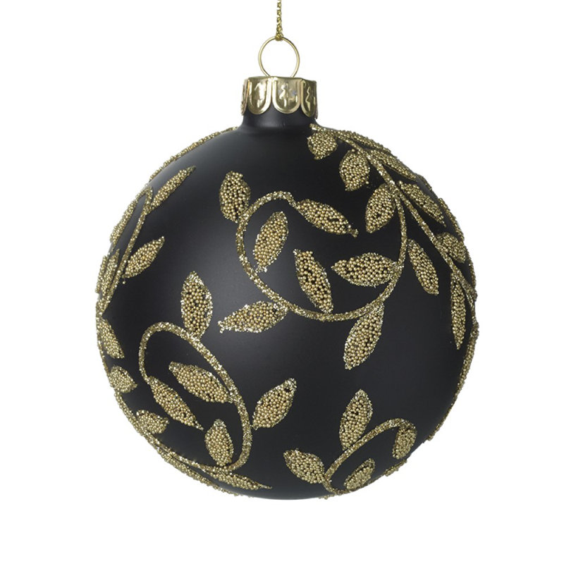 8cm Glass Bauble