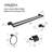 Aria 4 - Piece Bathroom Hardware Set-35456745