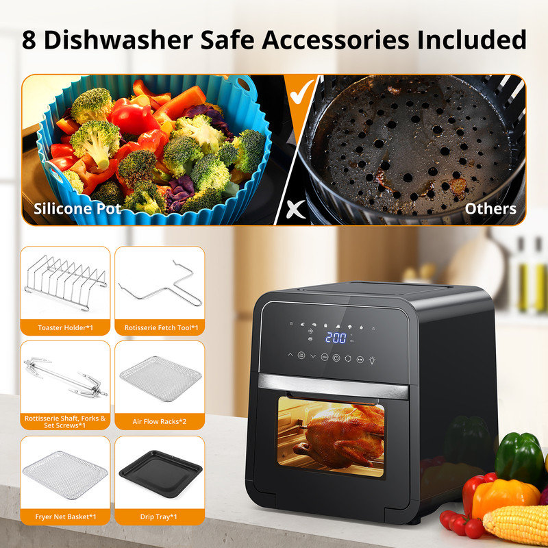Symple Stuff 12L Halogen Oven Air Fryer
