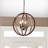 Silsden 4 - Light Dimmable Globe Chandelier
