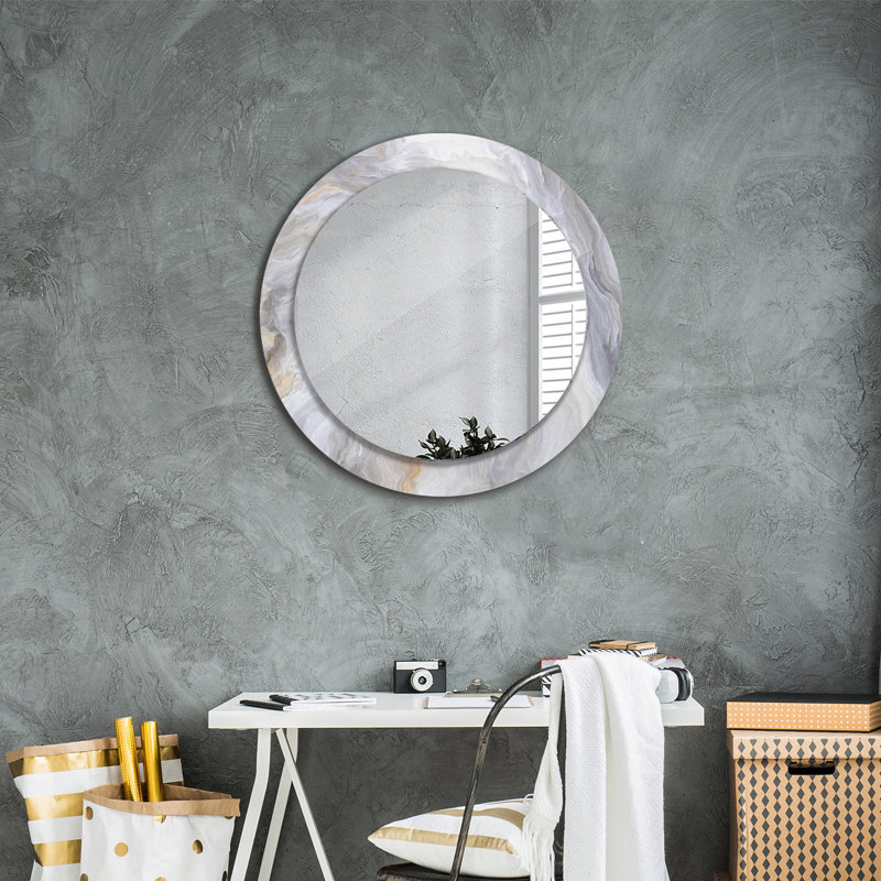 Huldar Glass Flat Wall Mirror