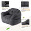 Fauteuil à billes pour adulte, canapé à billes avec repose-pieds et accoudoirs-268864779