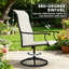 Ensemble de 2 chaises d'extérieur, chaises pivotantes-702194349