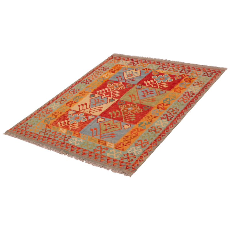 Tapis unique en laine nouvel âge 5 pi 2 po x 6 pi 8 po Korlyn