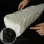 Causeuse-coussin standard en similicuir noir