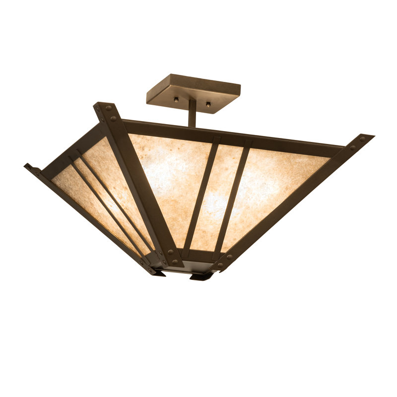 Plafonnier semi-encastré 4 lumières Arta