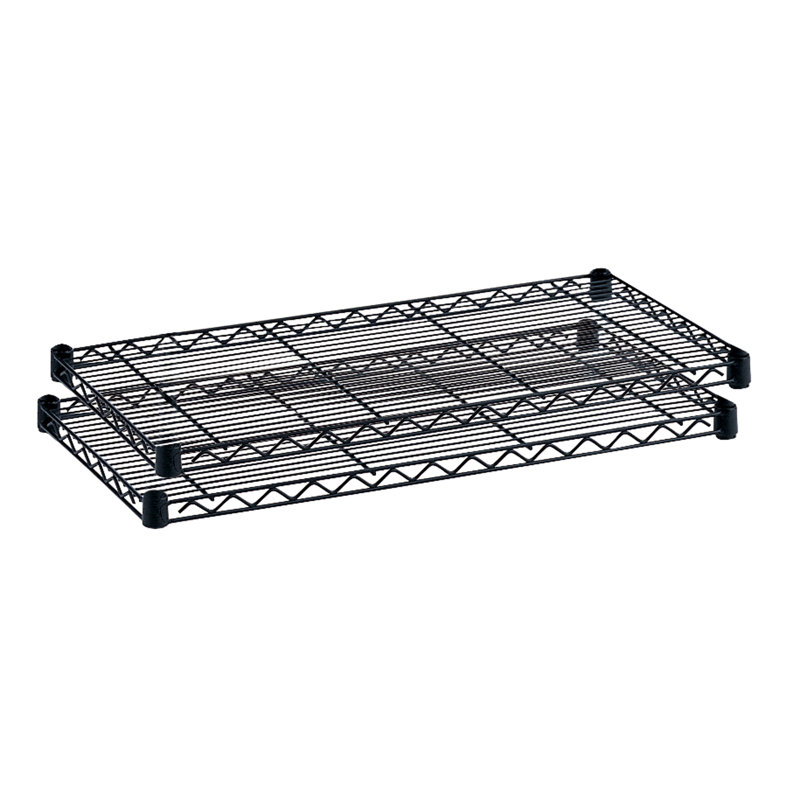 Industrial Wire Extra Shelves (18" x 48" Shelves), Black