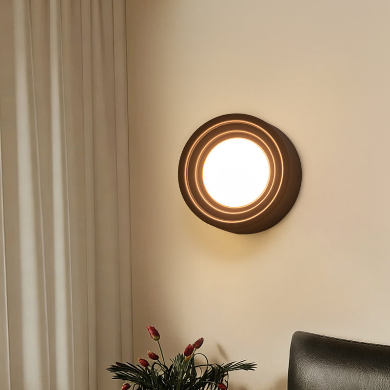 5" Modern Minimalist LED Circular Wall Sconce