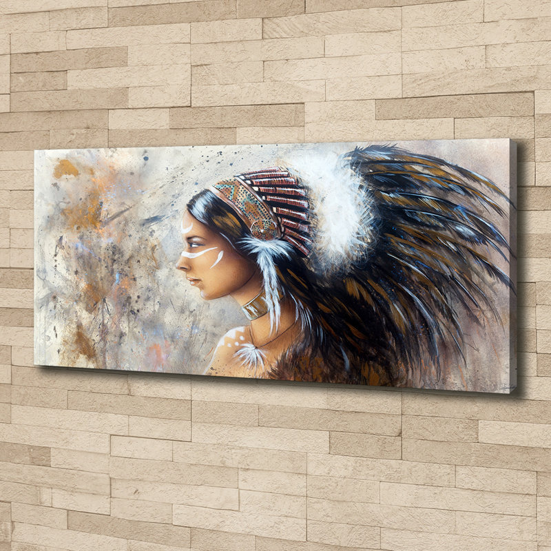Indian - Print, Canvas, 50cm H x 125cm W x 2cm D