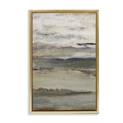 Abstract Earth's Layers Floating Frame, design by Lanie Loreth