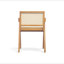 Chaise de salle à manger avec accoudoirs Chandigarh (ensemble de 2)-1199711401