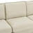 L-Shaped Modular Sofa with Detachable Storage Armrest