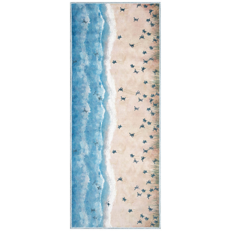 Tapis de cuisine antidérapant Charron, Tapis de couloir 1 pi 11 po x 4 pi 11 po