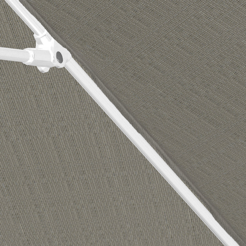 Parasol en aluminium 9 po, Gris
