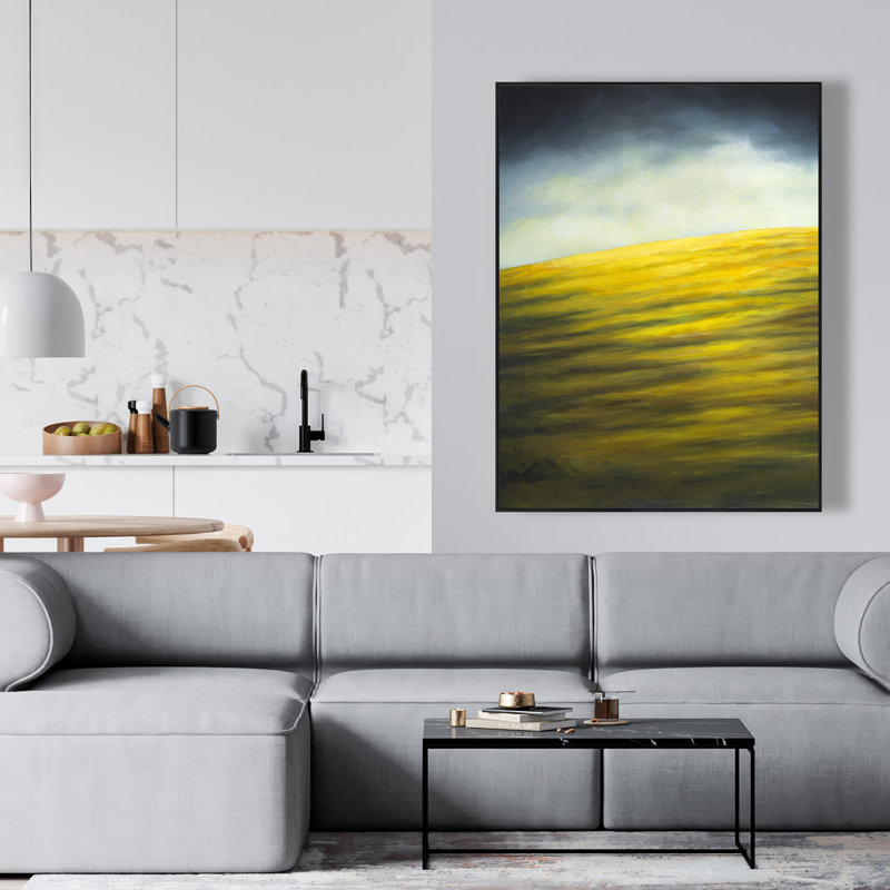 Hillock - Toile encadrée campagne paysages | Décoration intérieure