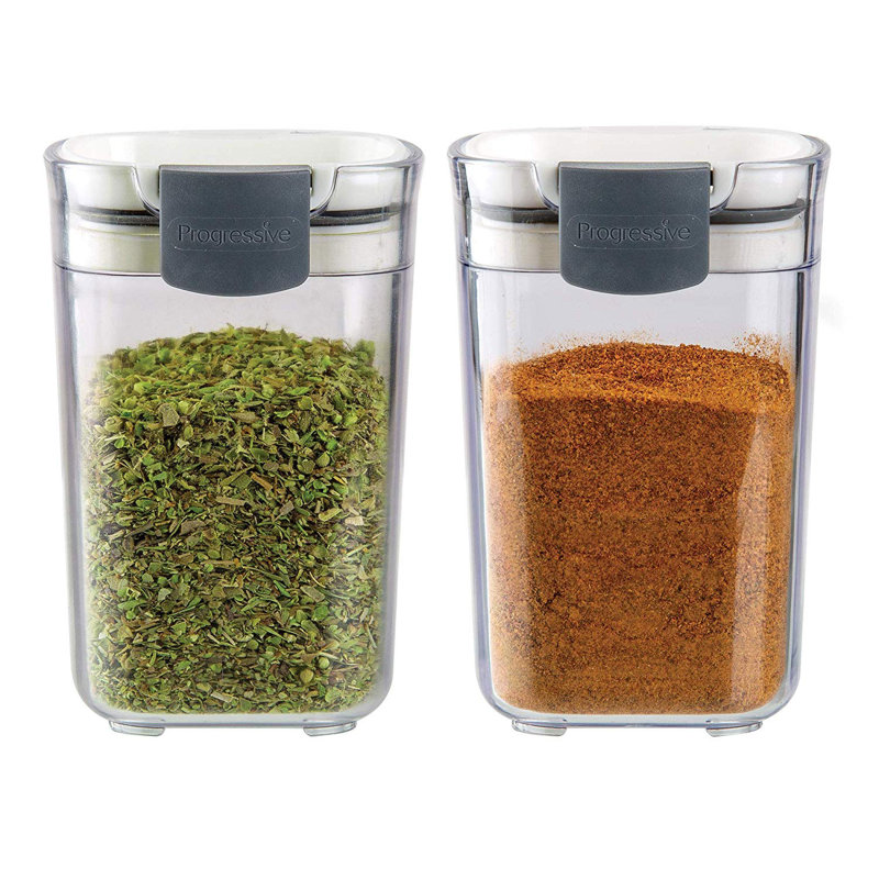 Food Storage - Set of 2 Containers and 2 Lids