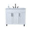 Ensemble de meuble-lavabo simple blanc 36 po