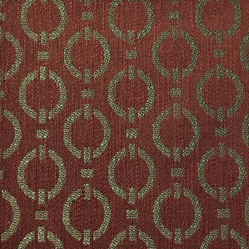 Tissu de revêtement en jacquard Redbury-Bond, Henné