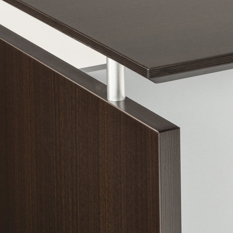 Medina Desk Shell, Mocha, 29.5'' H x 72'' W x 36'' D