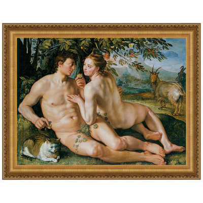 " The Fall Of Man, 1616 " by Hendrik Goltzius
