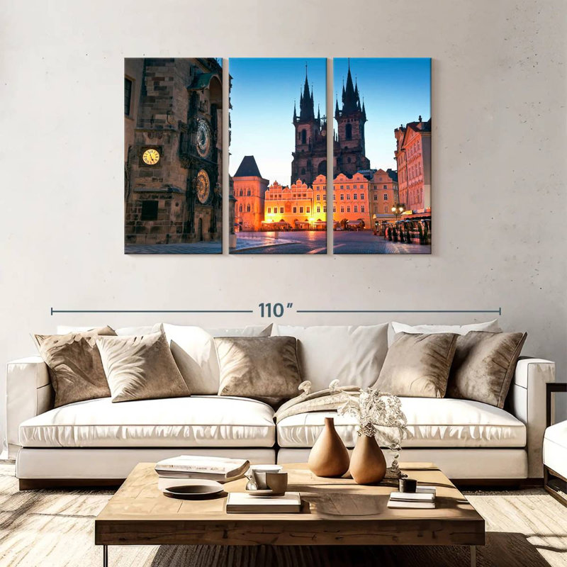 Rorry Prague Town Square, 48" H x 74" W