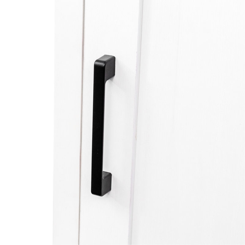 Armoire de rangement modulaire en noyer brun pour le couloir - Maximisez l'utilisation de l'espace avec un espace de rangement blanc