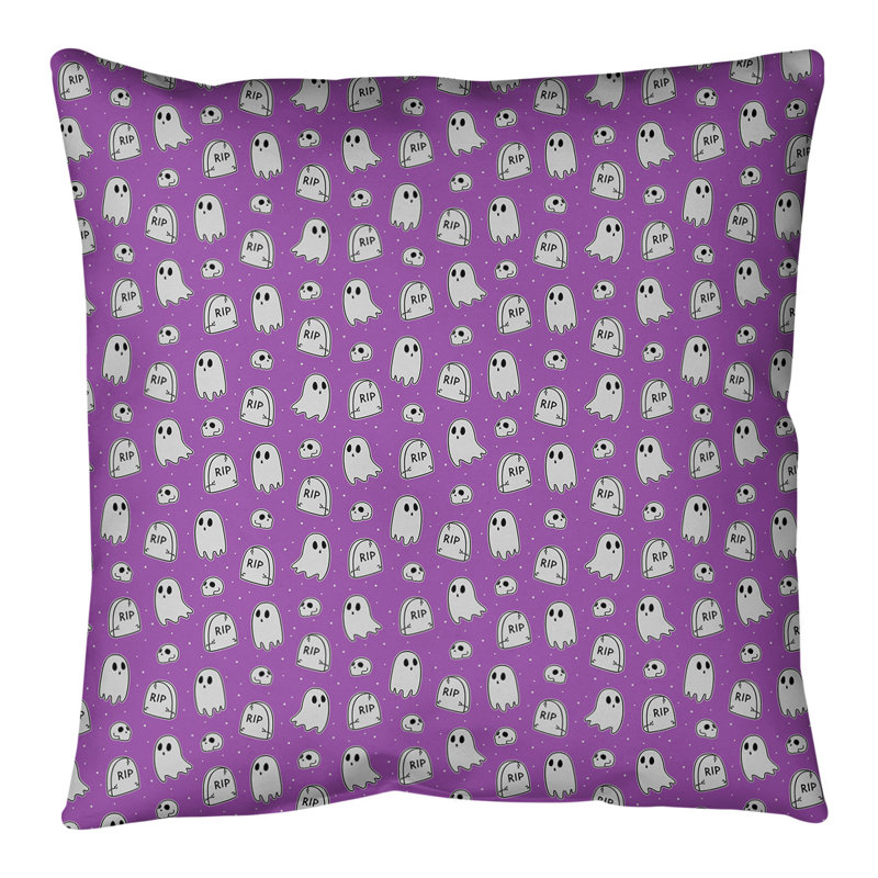 Housse de coussin Katelyn Elizabeth, 28 po x 28 po, Mauve