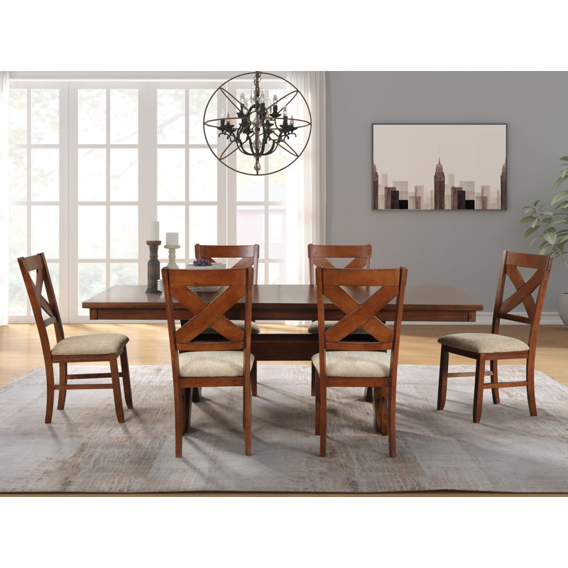 Veliz Extendable Trestle Dining Set