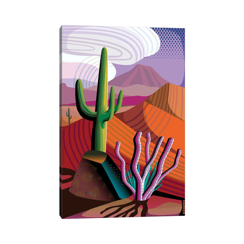 Gila River Reserve by Charles Harker - Wrapped Canvas Print, 66.04 cm H x 45.72 cm W x 1.91 cm D