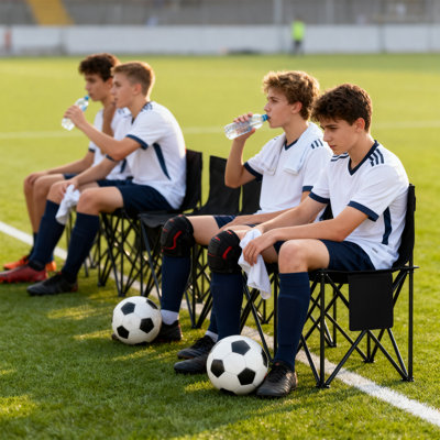 Banc de soccer pliant pour 6 personnes