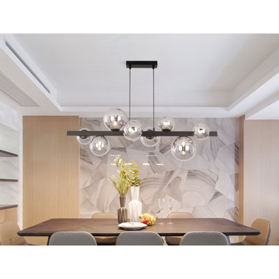 Allysen 8 - Light Matte Black Pendant