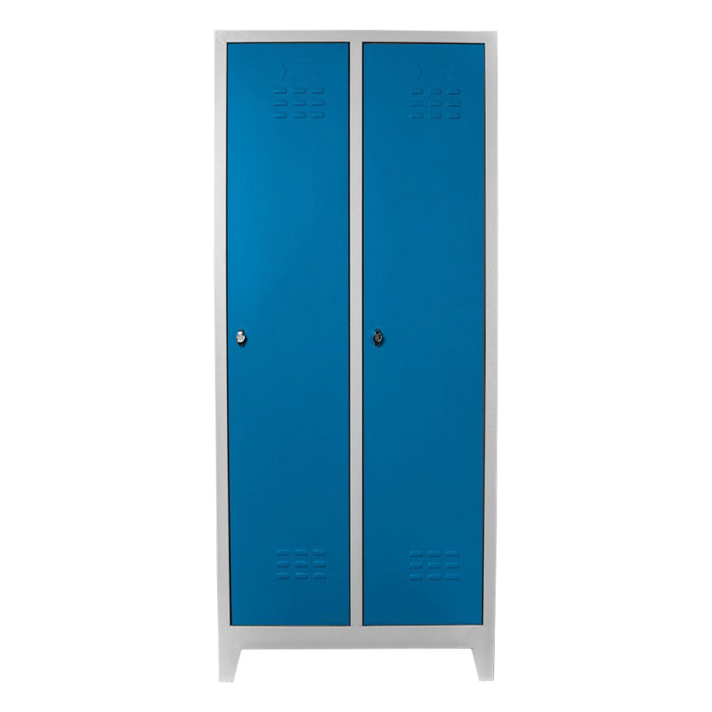 Armoire de rangement Locker, Bleu, H 72,8 po x l 26,4 po x P 14,6 po