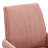 Pink Mid-Back Liftable Office Chair, Striped Fabric, Ergonomically Designed, Excellent Choice For Working Studying Or Relaxing, Mid-Back Design Provides Better Sitting Experience-428597997