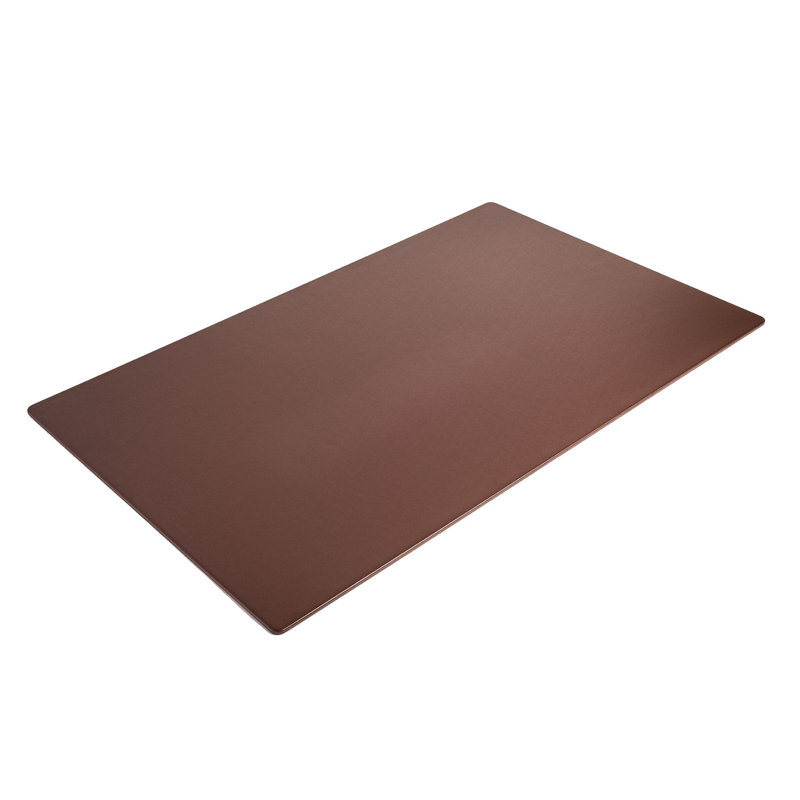Tapis de bureau en similicuir Keasler, H 0,25 po x l 24 po x P 38 po